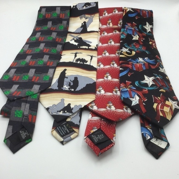 𝅺silk Christmas and Easter/Religious Neckties - Picture 1 of 14